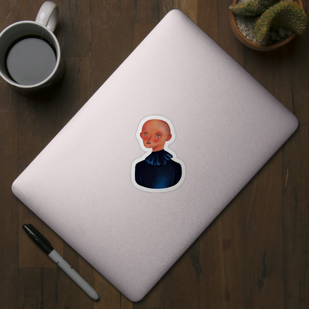 Bald boy from a dark tale by Best Print